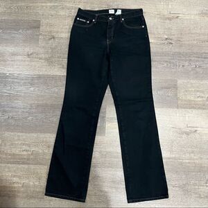 Calvin Klein Jeans Womens Jeans Size 10 Boot Leg Black